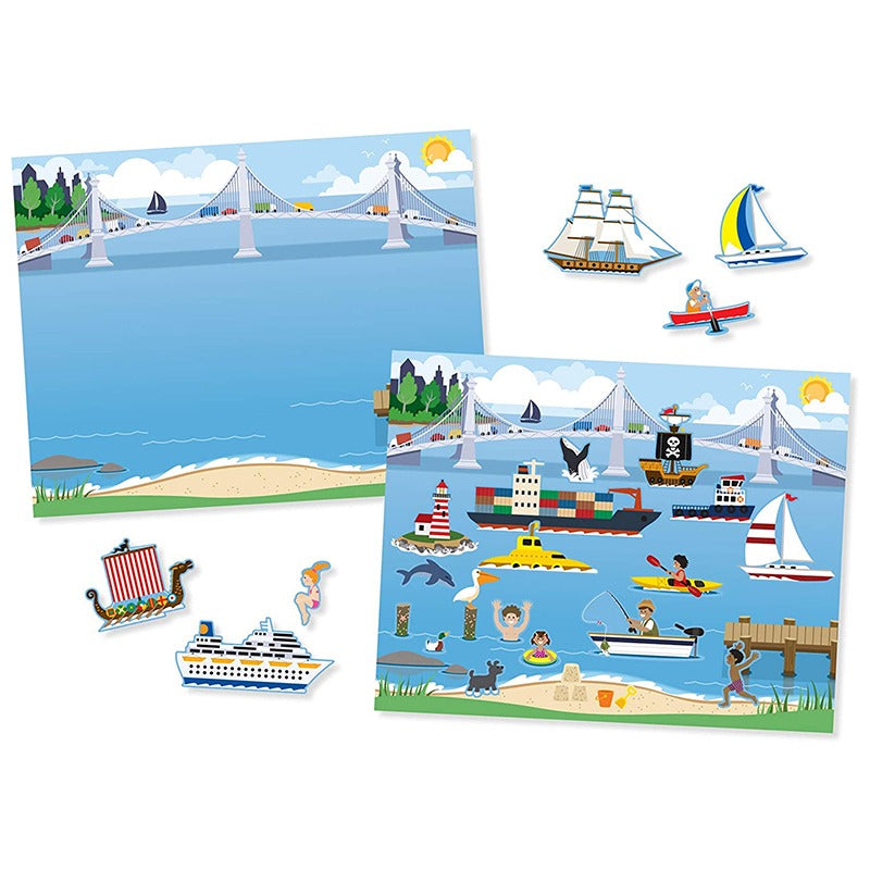 Melissa and Doug Reusable Sticker Pad - Vehicles