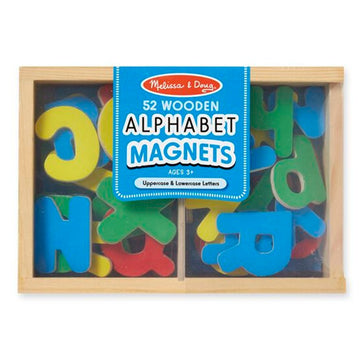 Melissa and Doug Magnetic Wooden Alphabet