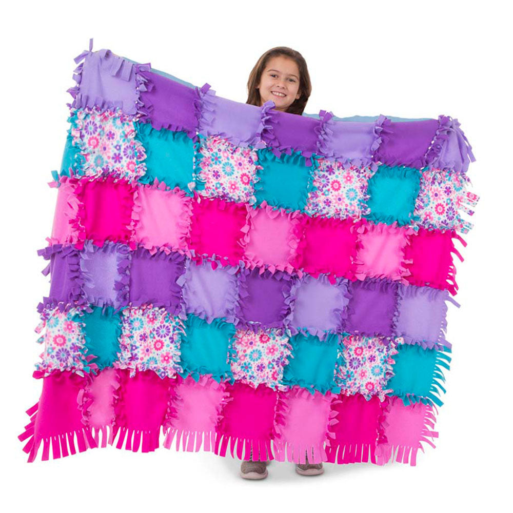 Melissa and Doug Created by Me - Flower Fleece Quilt