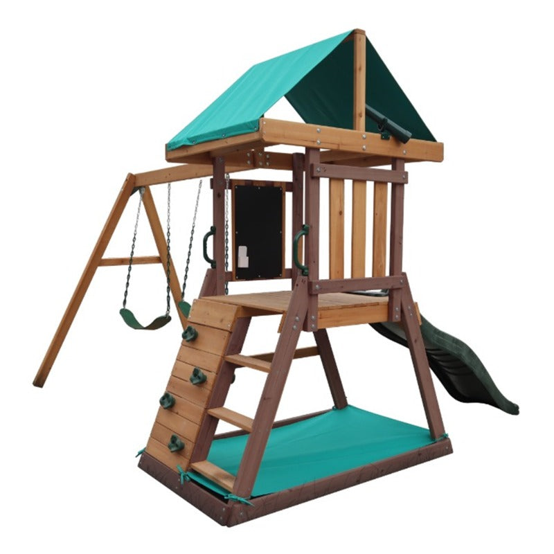 Mountpeak Matterhorn Swing Set And Playhouse