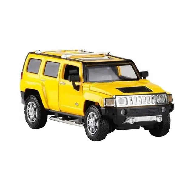 D-Power Hummer Diecast Car - Yellow