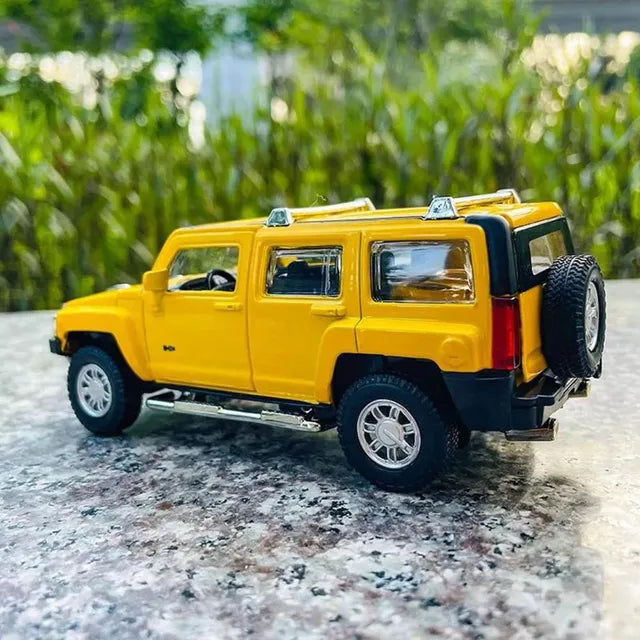 D-Power Hummer Diecast Car - Yellow