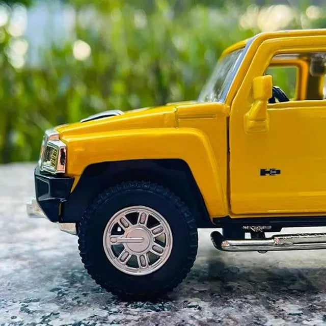 D-Power Hummer Diecast Car - Yellow