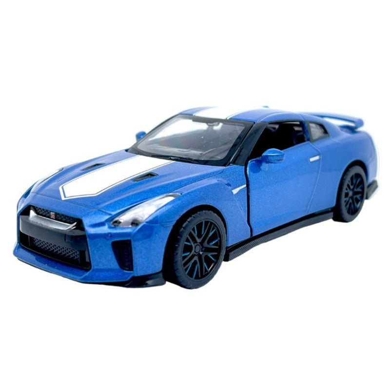 D-Power Nissan GT-R Diecast Car - Blue