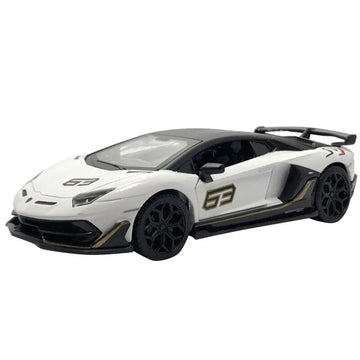 D-Power Lamborghini Aventador SVG Diecast Car - White