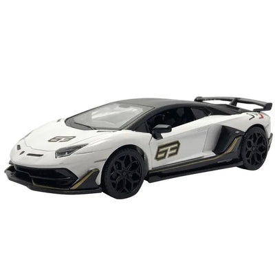 D-Power Lamborghini Aventador SVG Diecast Car - White