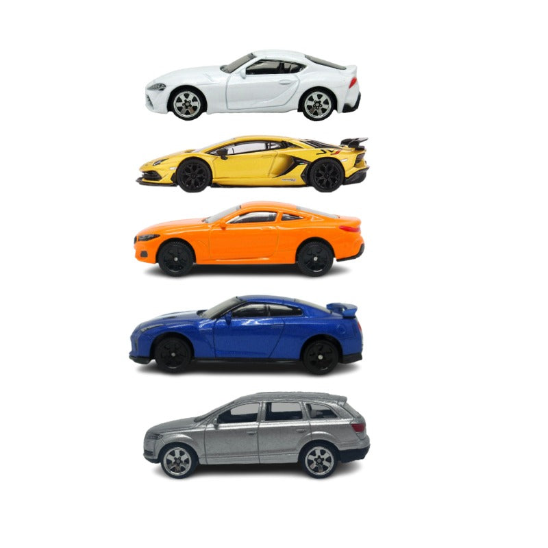 D-Power 1:64 Vehicle Car Set For Kids - 5 Pcs