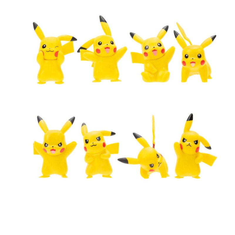 Pokémon Battle Figure Pickachu 8 Pack