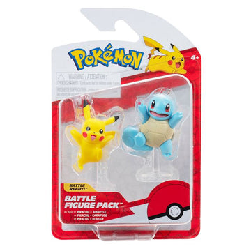 Pokémon Battle Figure Partner Set Squirtle & Pikachu