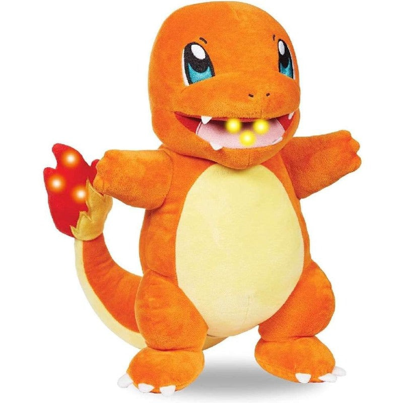 Pokémon Plush Charmander Flame Action with Light and Sound 25cm