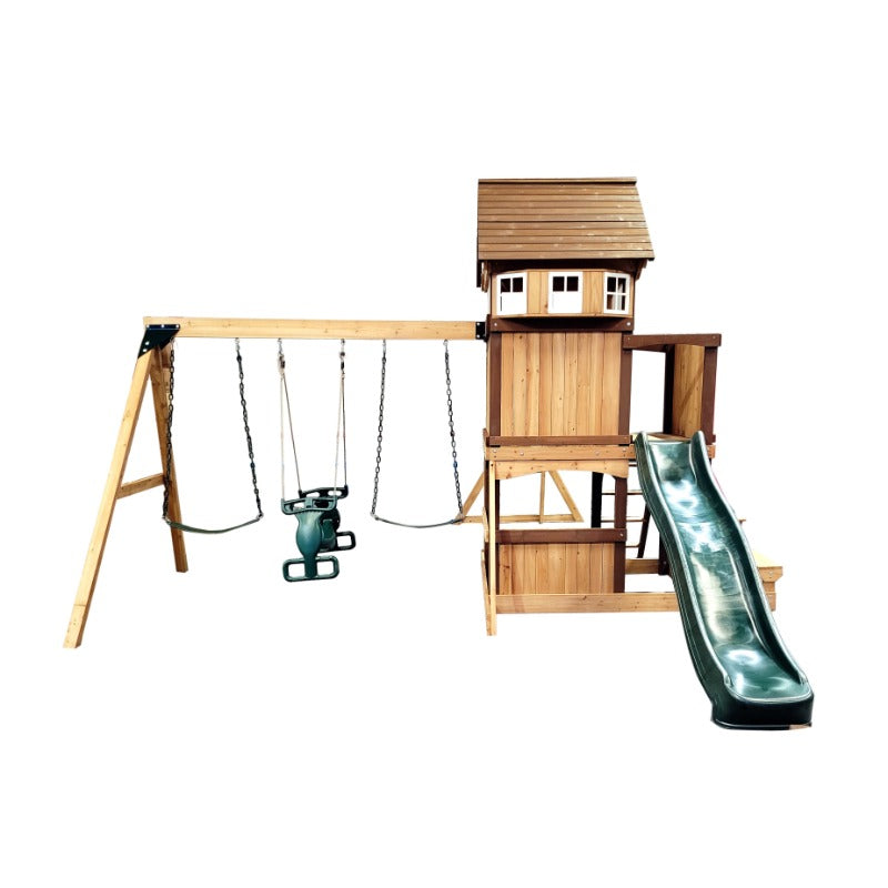 Dolphin Playground Milan Wooden Gym Set For Kids