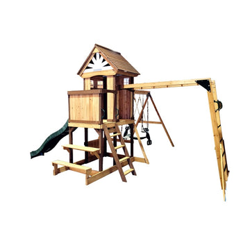 Dolphin Playground Milan Wooden Gym Set For Kids