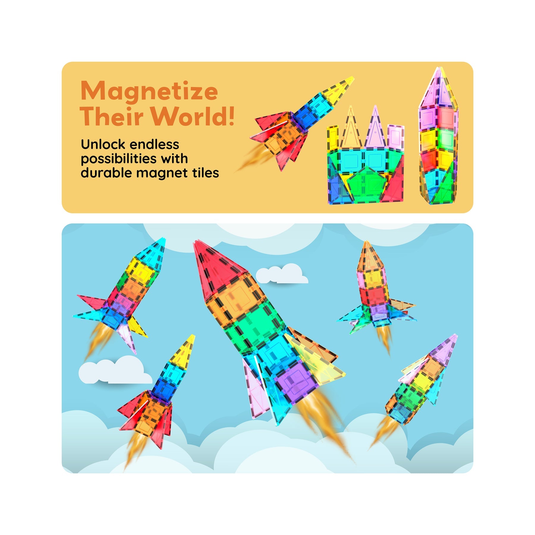 Picasso Tiles Magnetic Building Set - 32 Piece