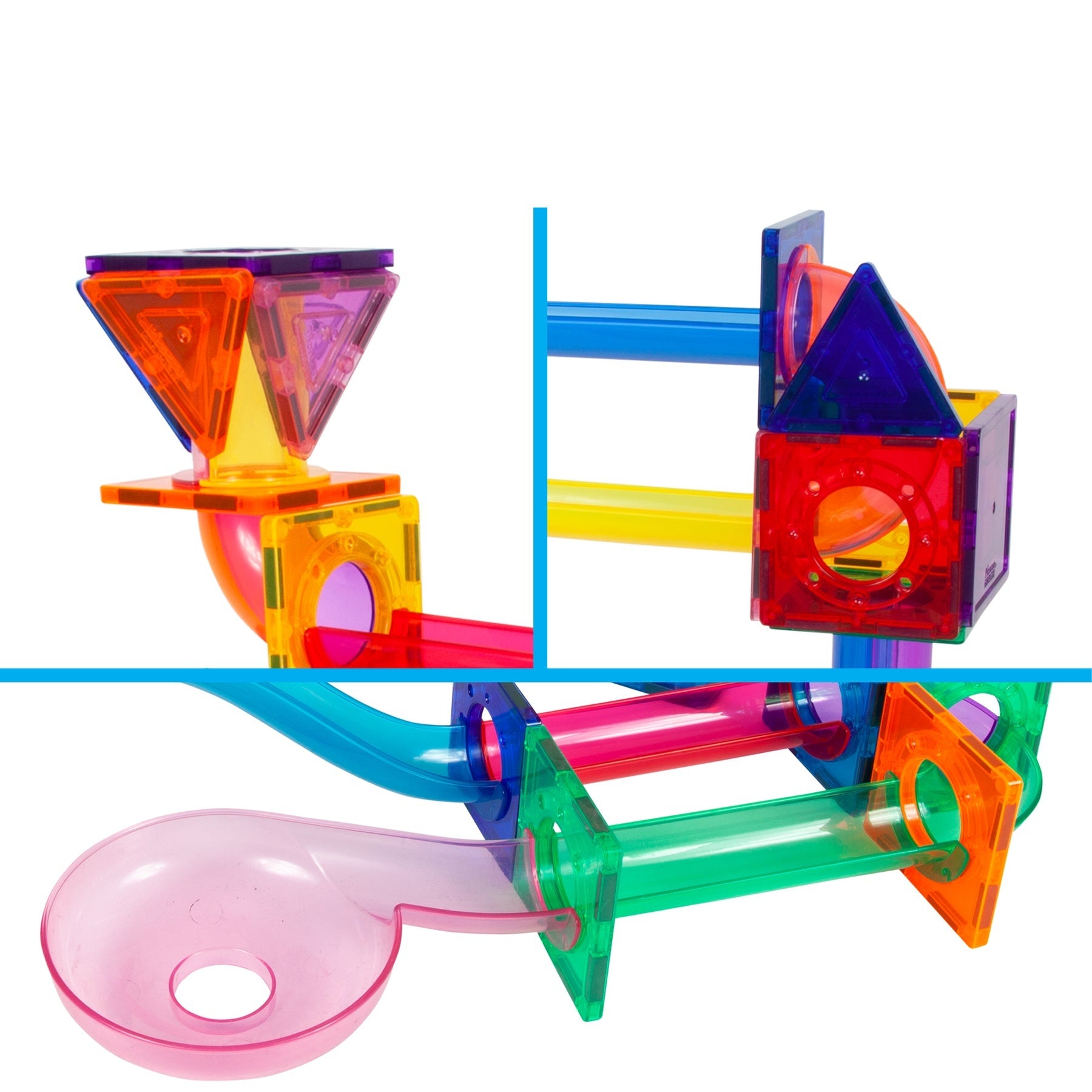 Picasso Tiles Magnetic Building Set - 71 Piece