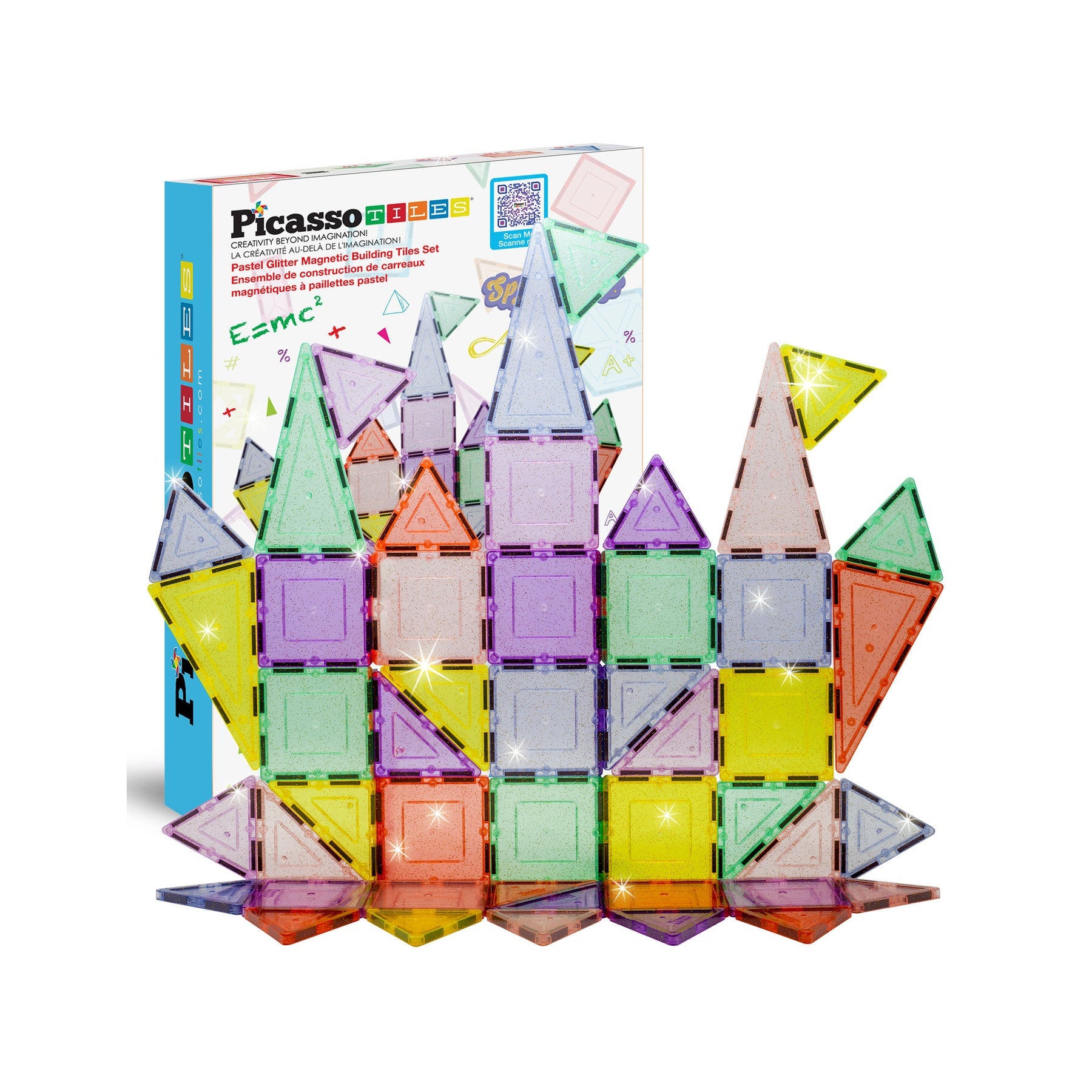 Picasso Tiles Magnetic Building Set - 48 Piece