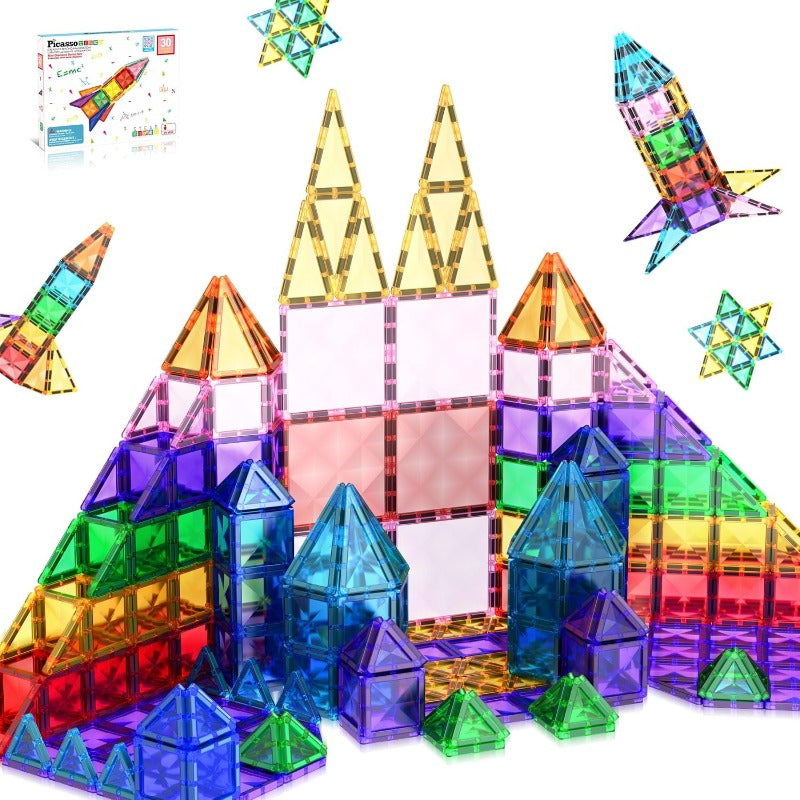 Picasso Tiles Magnetic Building Set - 30 Piece