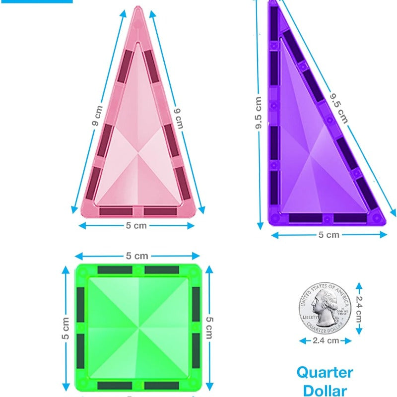Picasso Tiles Magnetic Building Set - 30 Piece