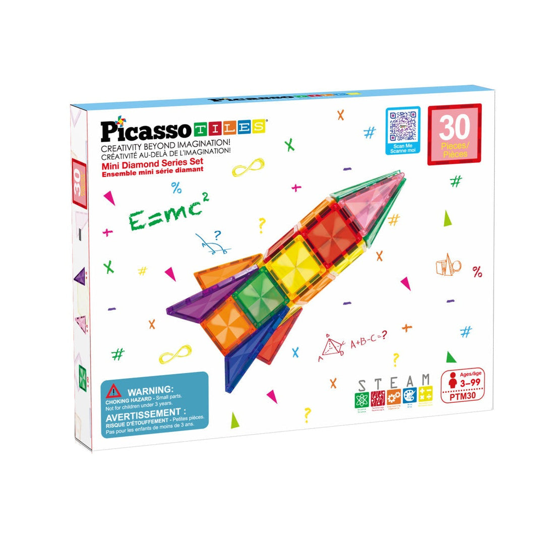 Picasso Tiles Magnetic Building Set - 30 Piece