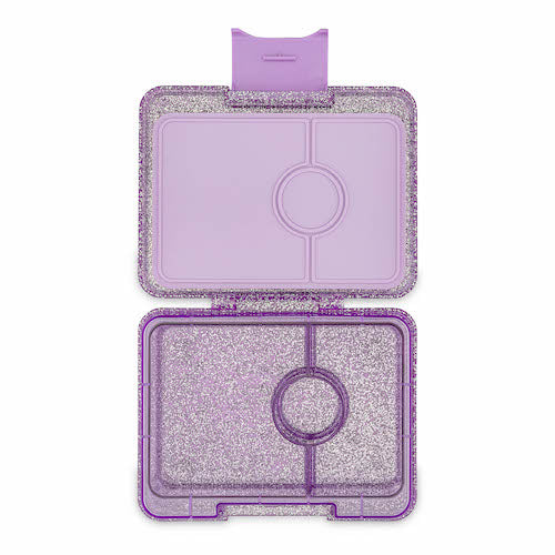YUMBOX SNACK PRINCESS PURPLE GLITTER