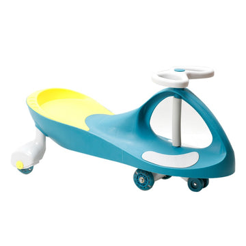 Hetzen Plasma Car with Light - Blue and Yellow