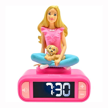 Lexibook Barbie Night Light Clock Alarm