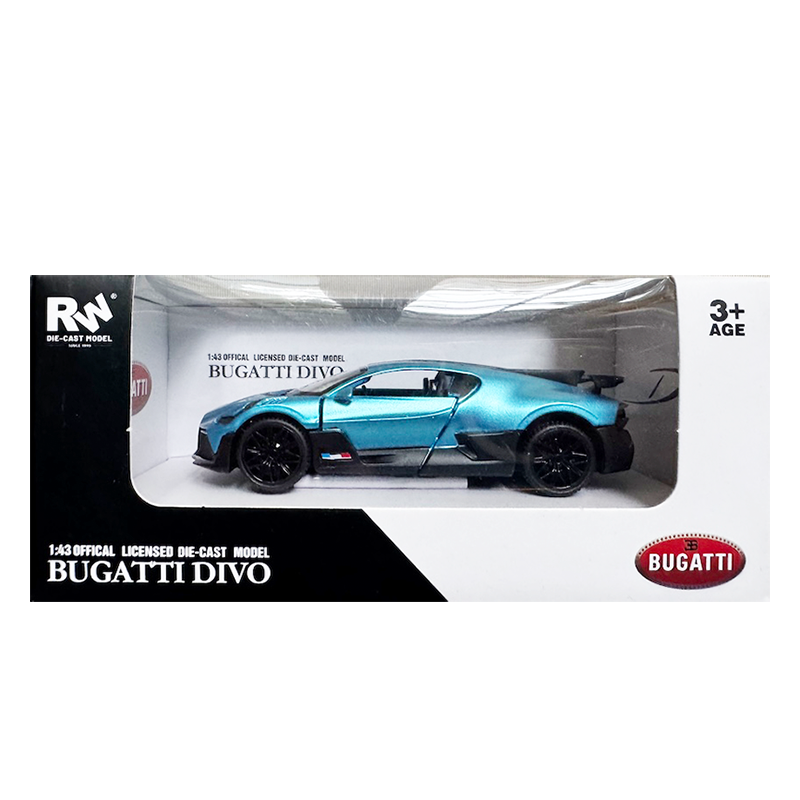 RW Diecast 1:43 Pull Back Bugatti Divo