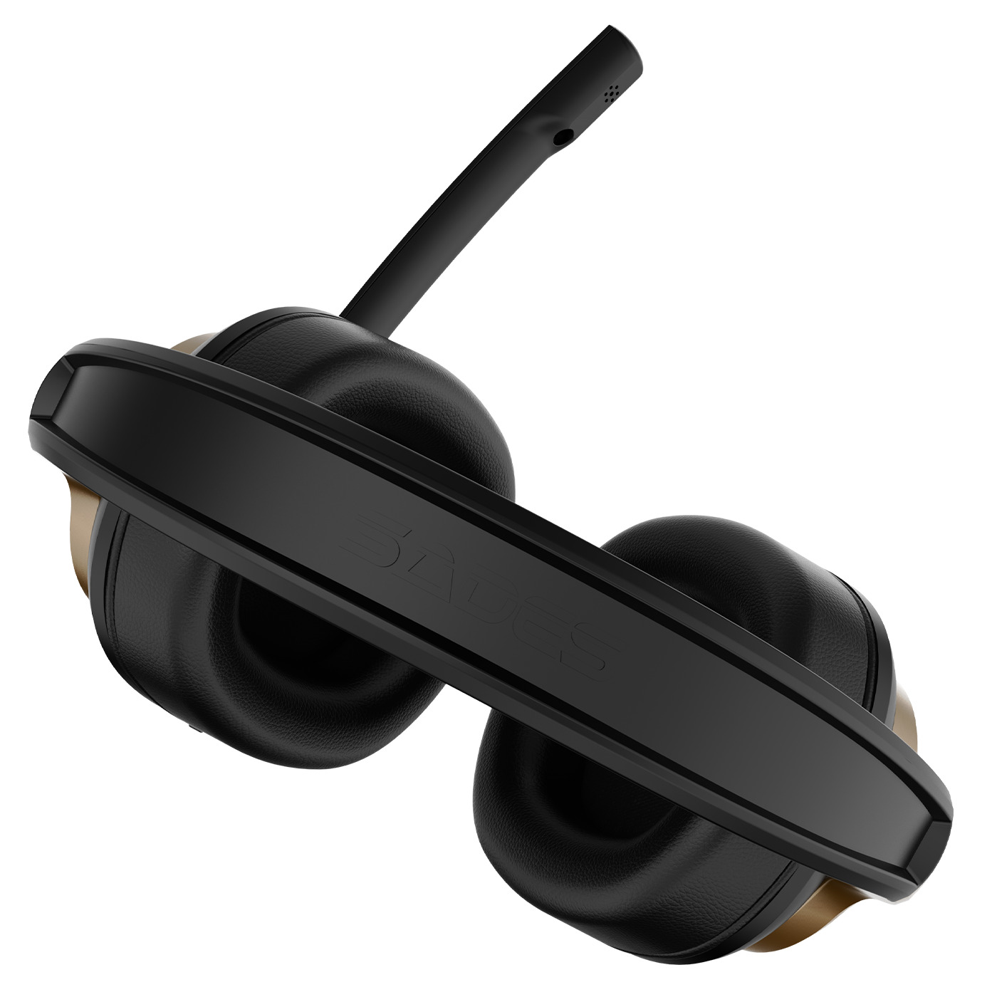 Sades Upower Wired Gaming Headset - Gold