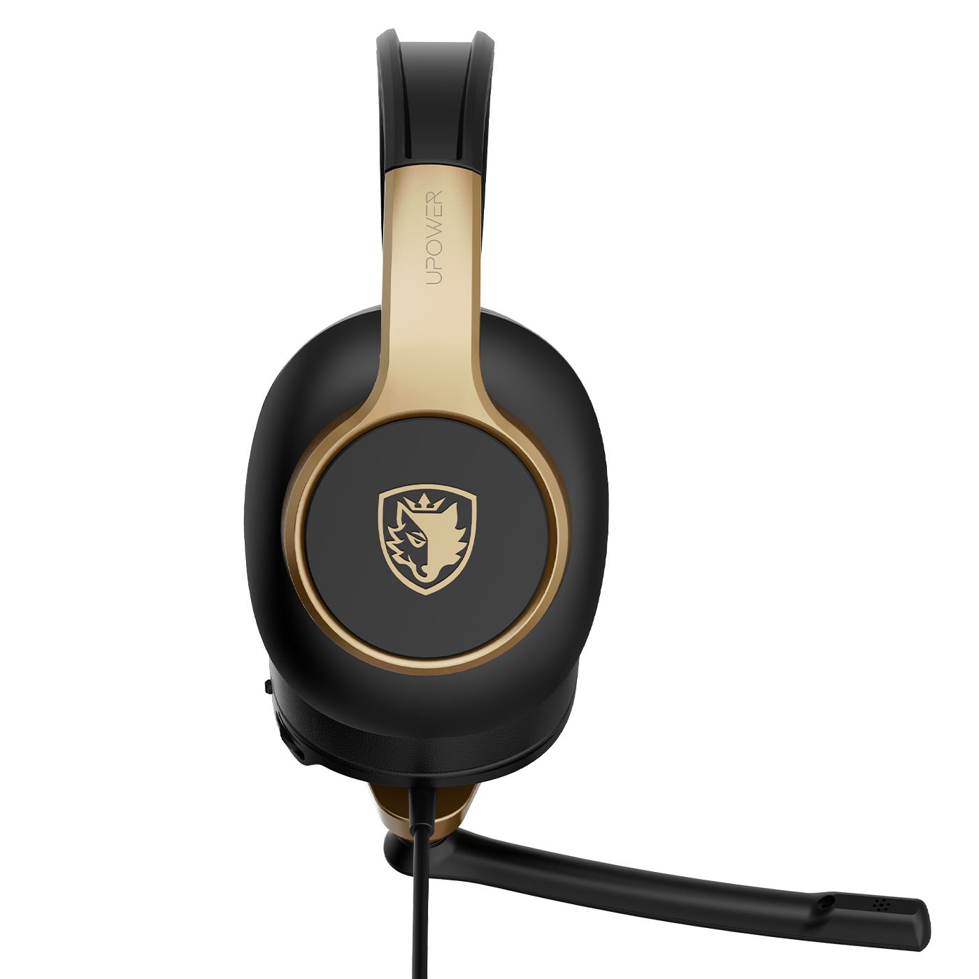 Sades Upower Wired Gaming Headset - Gold