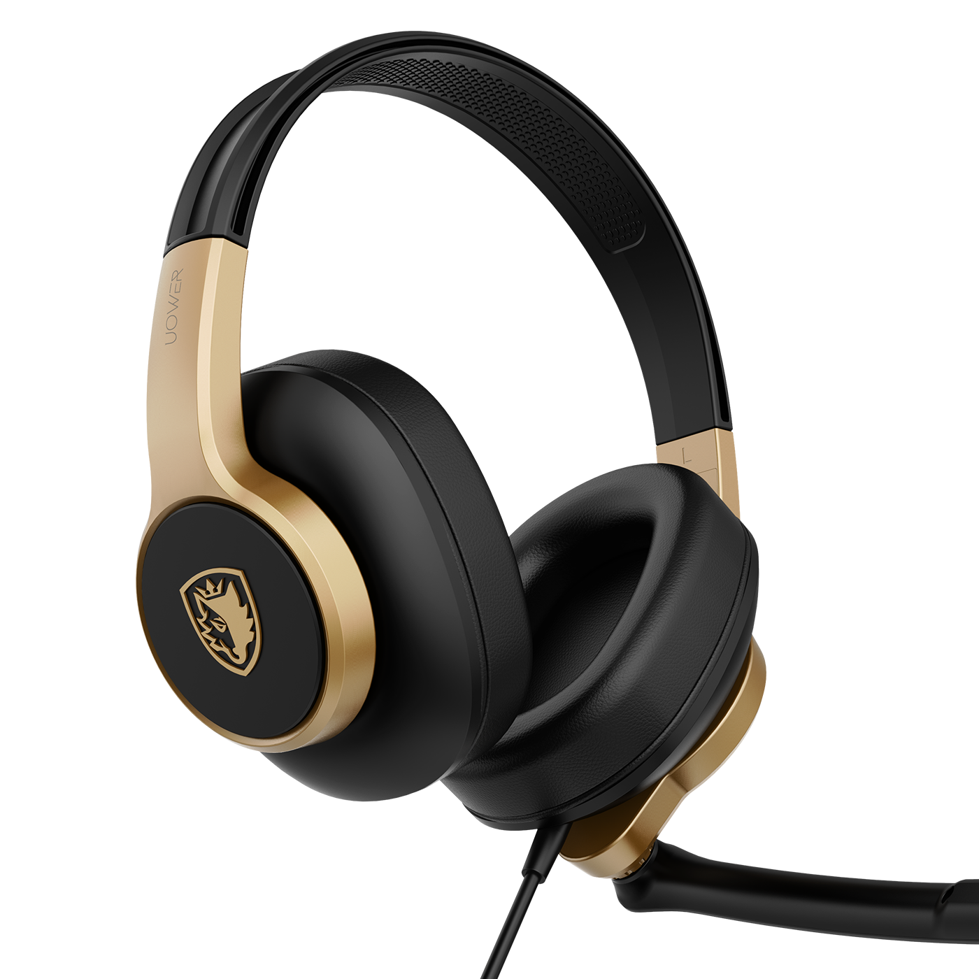 Sades Upower Wired Gaming Headset - Gold