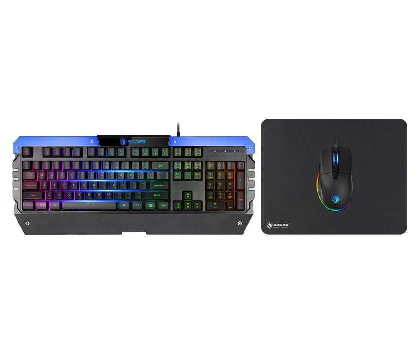 Sades Gaming Combo Battle Ram (Keyboard, Mouse & Mouse Pad)