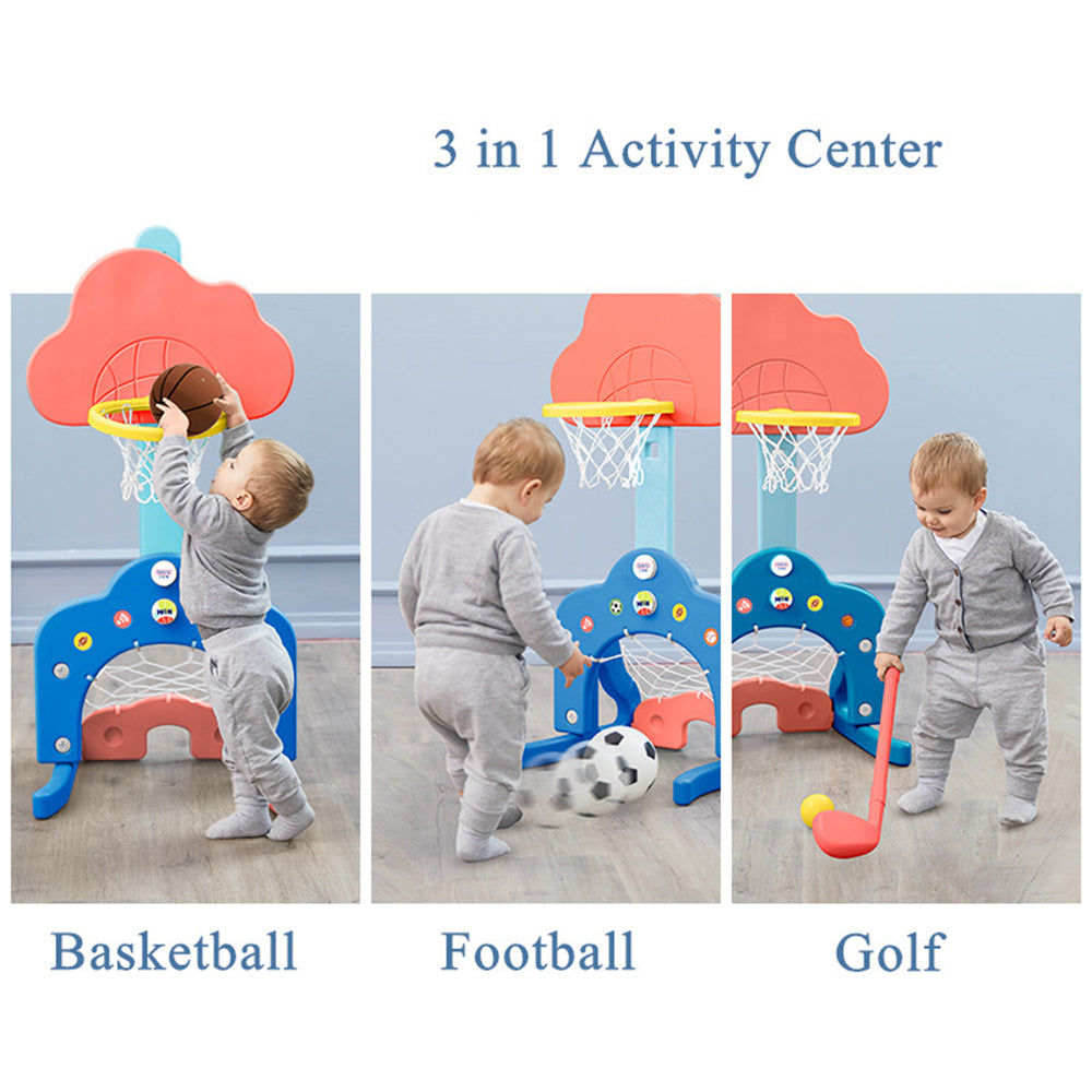 Beiens Basketball Stand 3 in 1 Activity Center