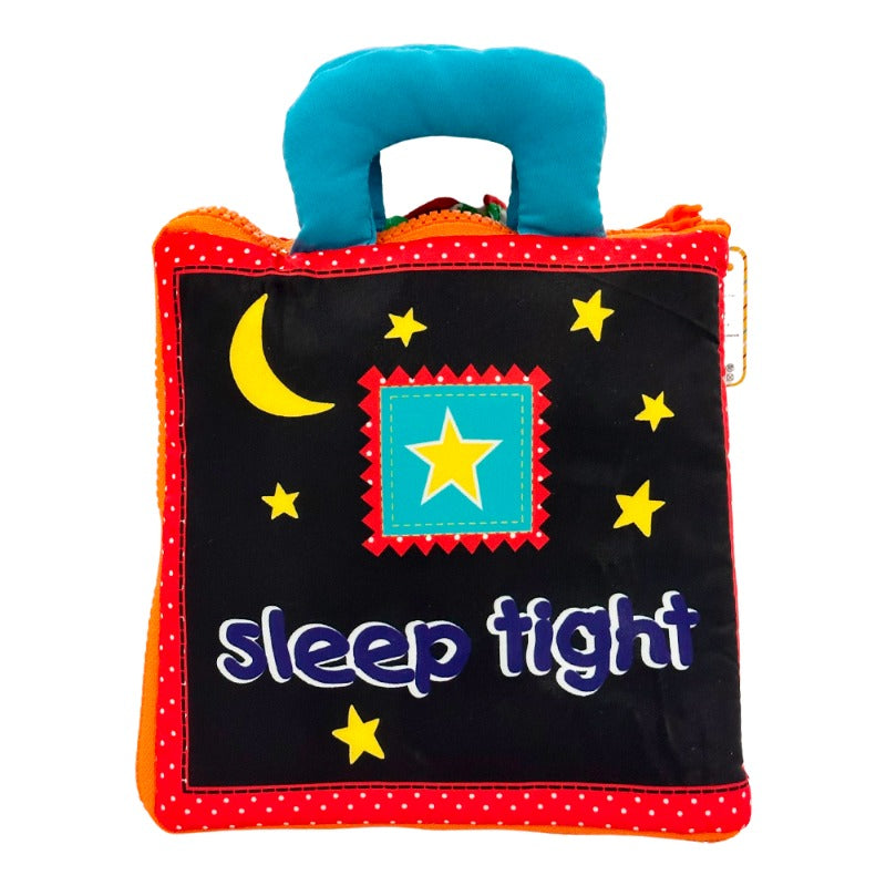 My Busy Bag Teddy Bear Interactive Cloth Book - Good Night