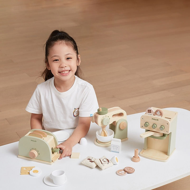 VIGA - PolarB Wood Coffee Machine with Accessories