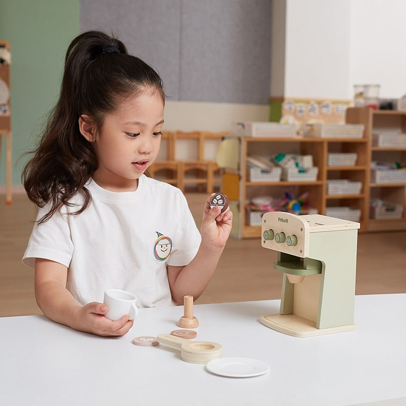 VIGA - PolarB Wood Coffee Machine with Accessories