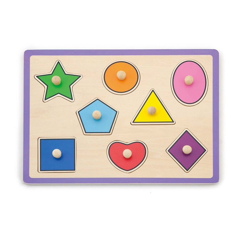 VIGA - Flat Puzzle Shapes 8 Pcs