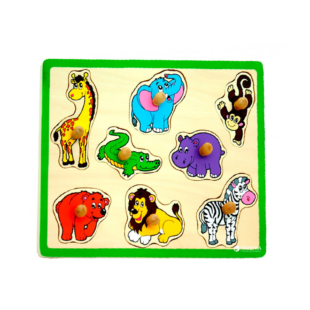 VIGA - Flat Puzzle Wild Animals