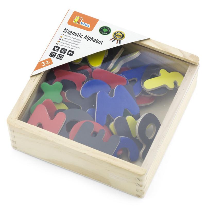 VIGA - Wooden Magnetic Alphabet