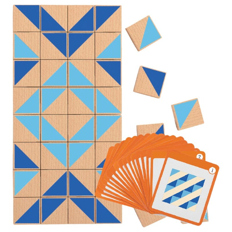 VIGA - Magnetic Visual Block Set - 40 Pcs