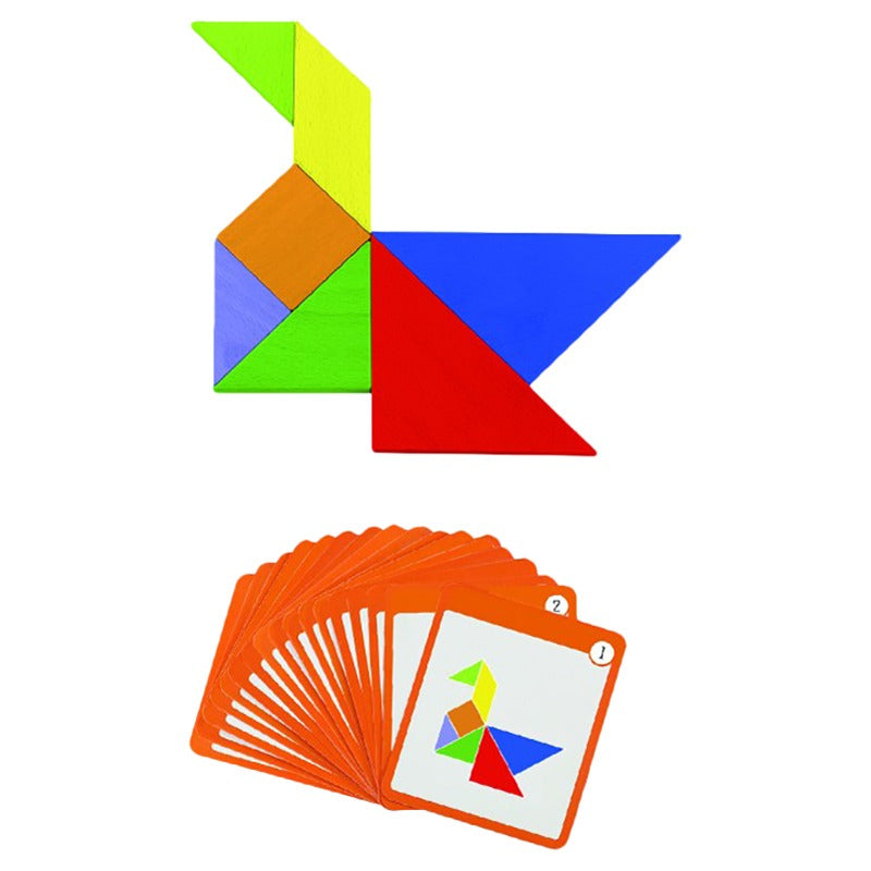 VIGA - Magnetic Tangram Block Set - 35 Pcs