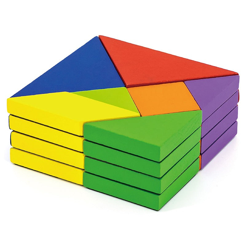 VIGA - Magnetic Tangram Block Set - 35 Pcs