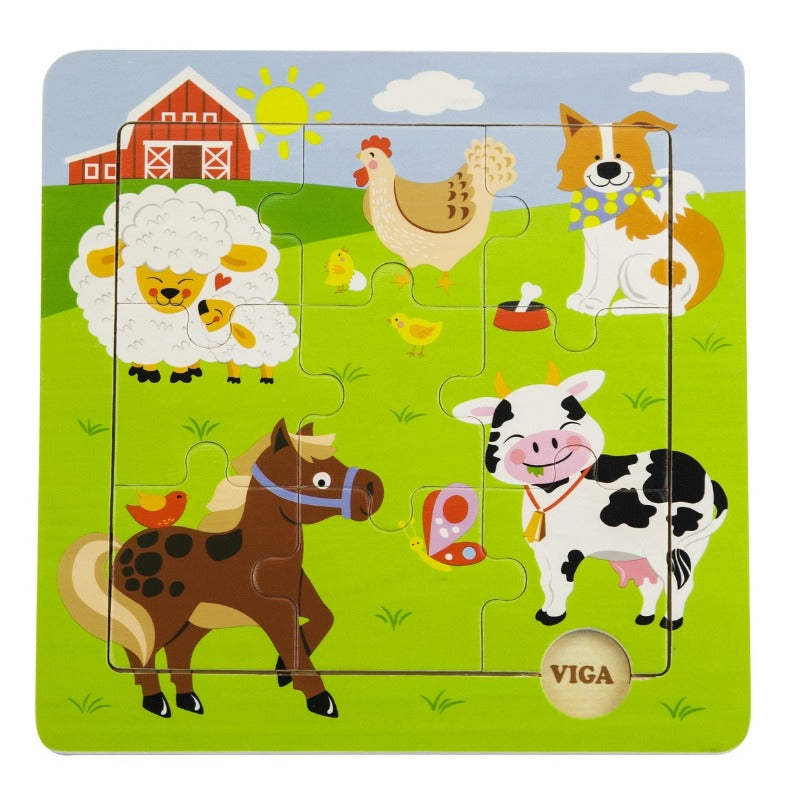 VIGA - Farm Animals Puzzle