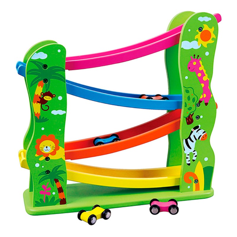 VIGA - Wooden Jungle Ramp Racer