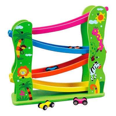 VIGA - Wooden Jungle Ramp Racer