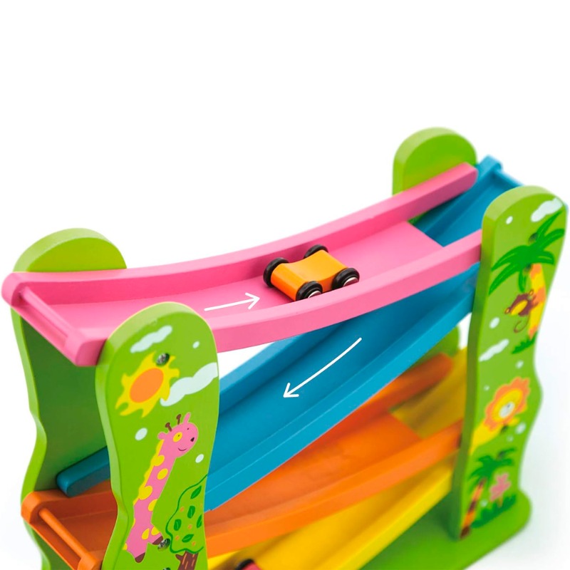 VIGA - Wooden Jungle Ramp Racer