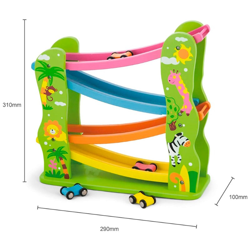 VIGA - Wooden Jungle Ramp Racer