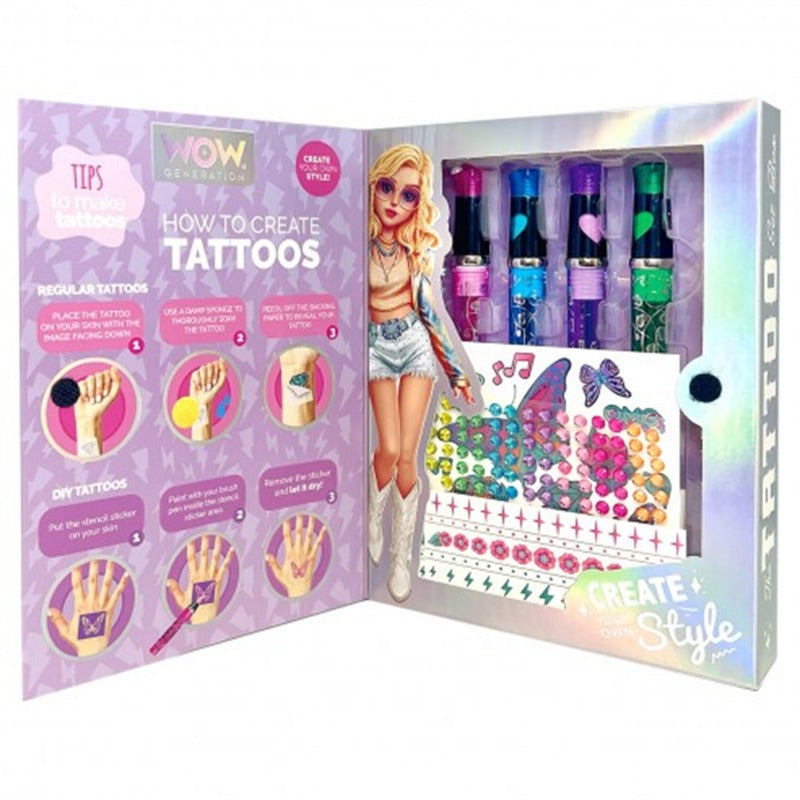 Wow Generation Colorful Tattoo Set
