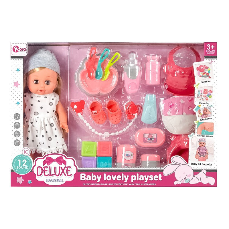 VDora Doll Functional with Long Hair and Accessories White