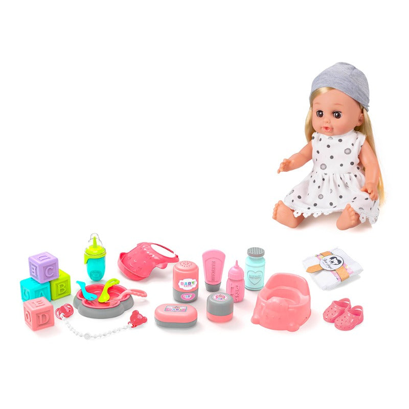 VDora Doll Functional with Long Hair and Accessories White