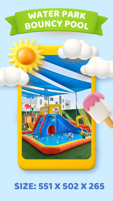 Water Park Bouncy Pool