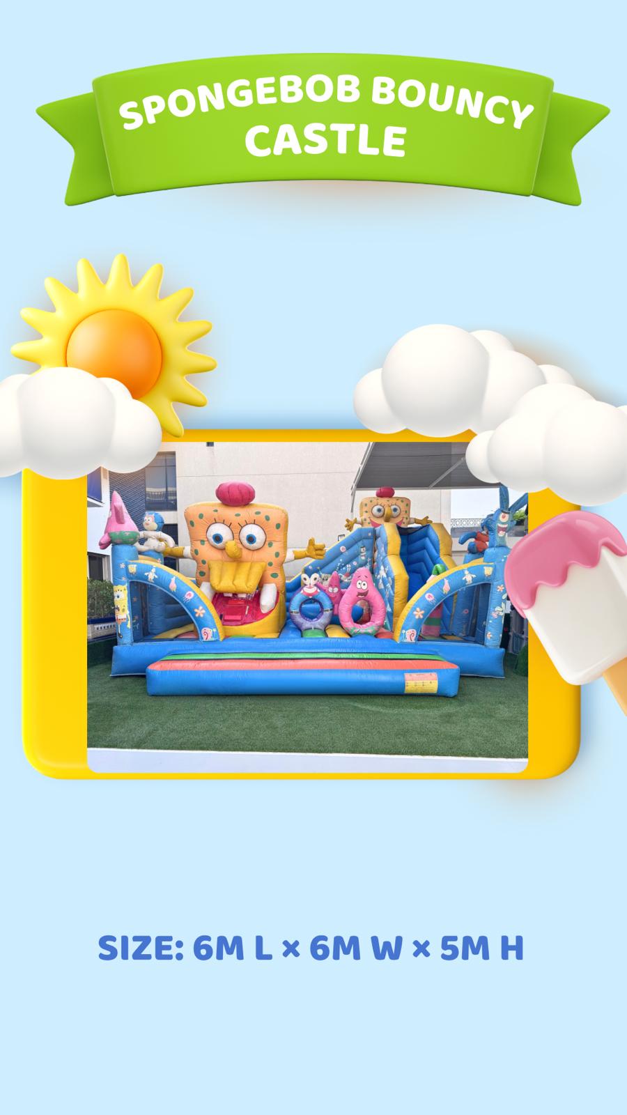 SpongeBob Bouncy Castle